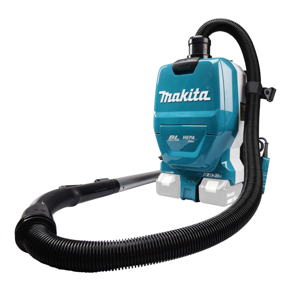 Makita Akku-Rucksackstaubsauger 2x18V DVC261ZX15