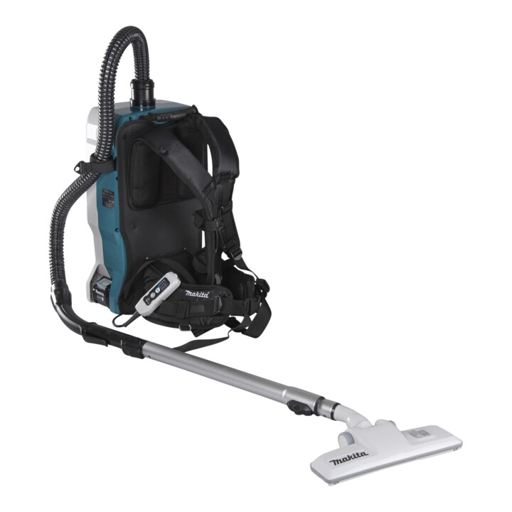 Makita Akku-Rucksackstaubsauger 40V max., 200 mbar, 6,0 l