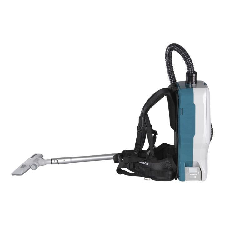 Makita Akku-Rucksackstaubsauger 40V max., 200 mbar, 6,0 l