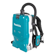 Makita Akku-Rucksackstaubsauger 40V max., 200 mbar, 6 l