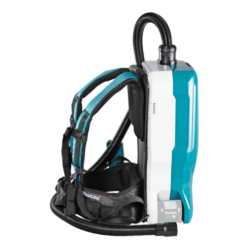 Makita Akku-Rucksackstaubsauger 40V max., 200 mbar, 6 l