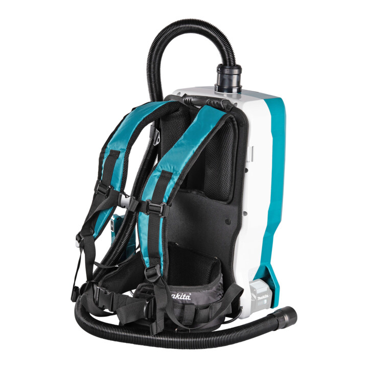 Makita Akku-Rucksackstaubsauger 40V max., 200 mbar, 6 l