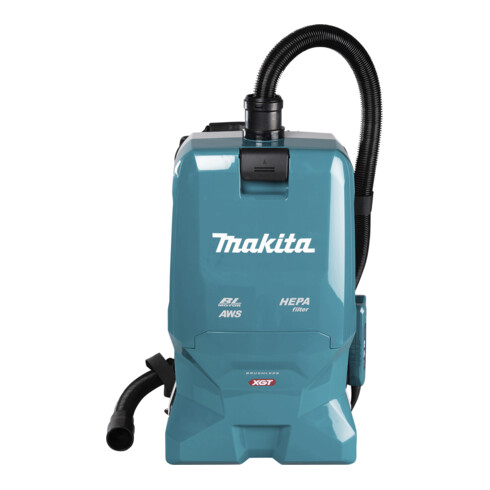 Makita Akku-Rucksackstaubsauger 40V max., 200 mbar, 6 l