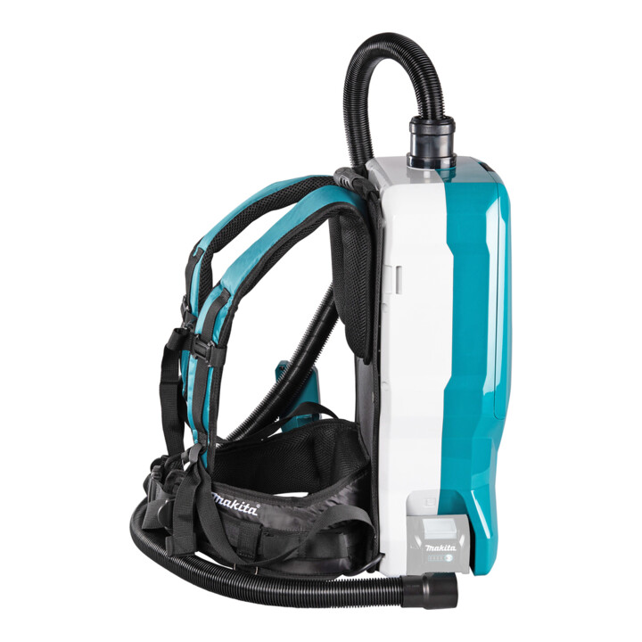 Makita Akku-Rucksackstaubsauger 40V max., 200 mbar, 6 l