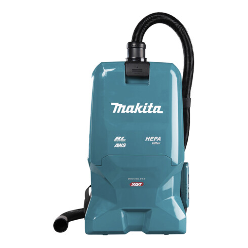 Makita Akku-Rucksackstaubsauger 40V max., 200 mbar, 6 l