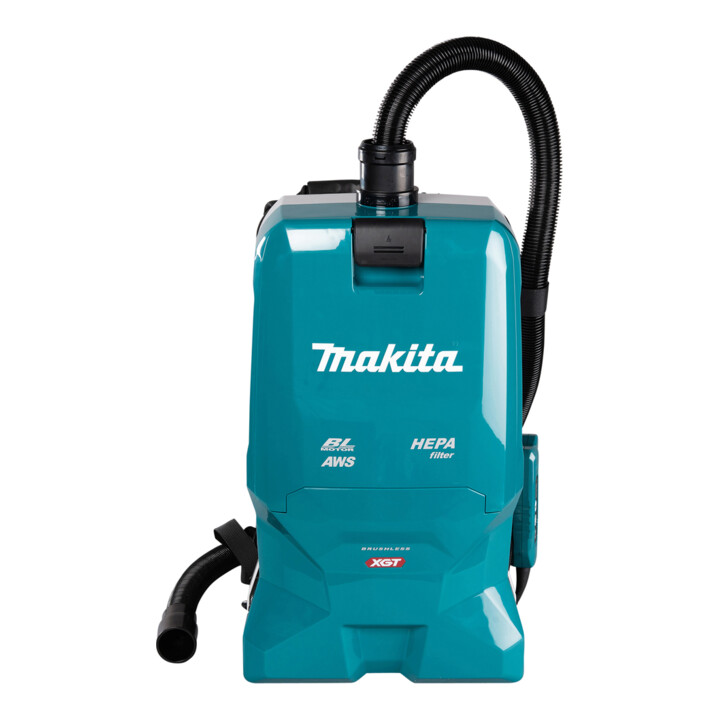 Makita Akku-Rucksackstaubsauger 40V max., 200 mbar, 6 l
