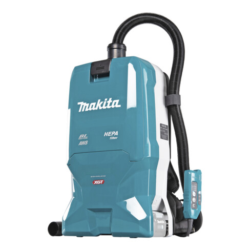 Makita Akku-Rucksackstaubsauger 40V max., 200 mbar, 6 l