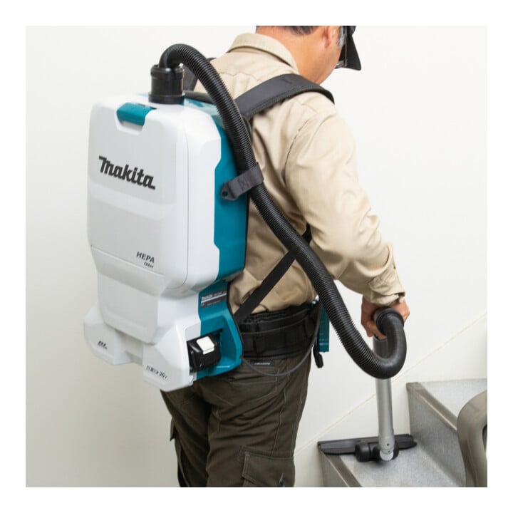 Makita Akku-Rucksackstaubsauger DVC660Z 2x18V (ohne Akku, ohne Ladegerät)