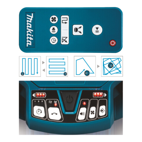 Makita Akku-Saugroboter 18 V DRC200Z