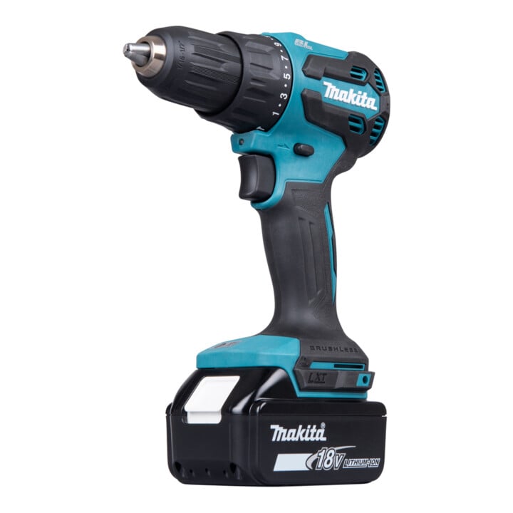 Makita Akku-Schlagbohrschrauber 18V 3,0 Ah 2 Akkus Ladegerät Koffer Zubehörset