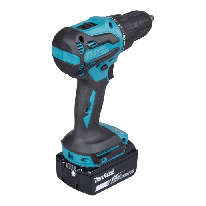 Makita Akku-Schlagbohrschrauber 18V 3,0 Ah 2 Akkus Ladegerät Koffer Zubehörset