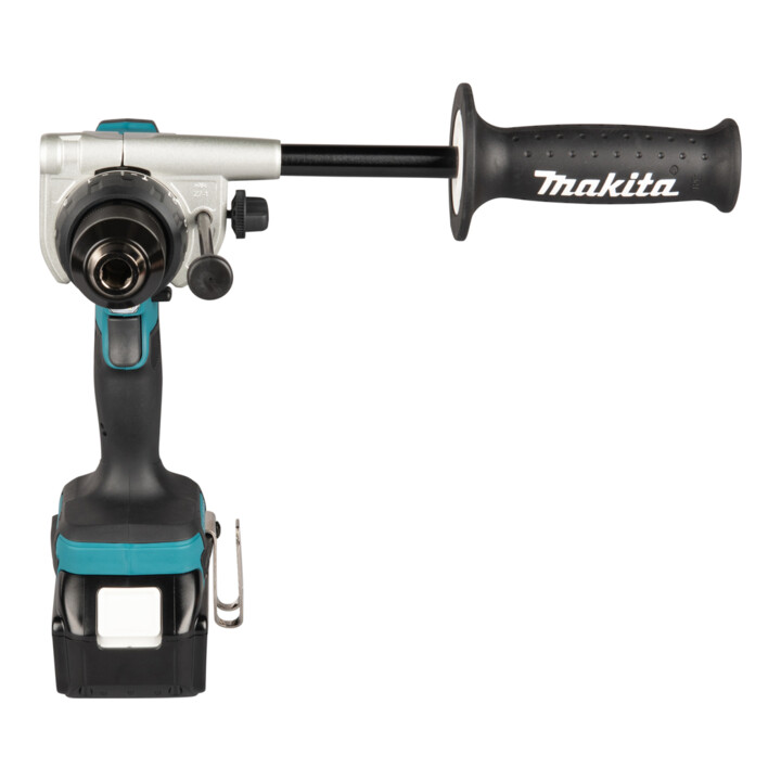 Makita Akku-Schlagbohrschrauber 18V 5,0 Ah 2 Akkus Ladegerät MAKPAC