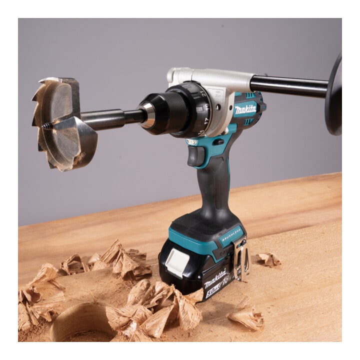 Makita Akku-Schlagbohrschrauber 18V 5,0 Ah 2 Akkus Ladegerät MAKPAC
