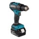 Makita Akku-Schlagbohrschrauber 18V mit 2 Akkus 5,0Ah und Ladegerät (DHP485RTJ)-2