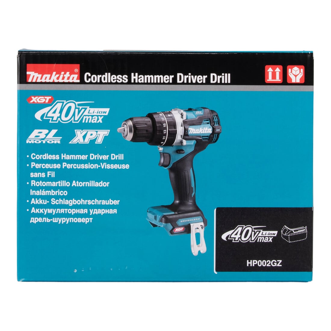 Makita Akku-Schlagbohrschrauber 40V HP002GZ