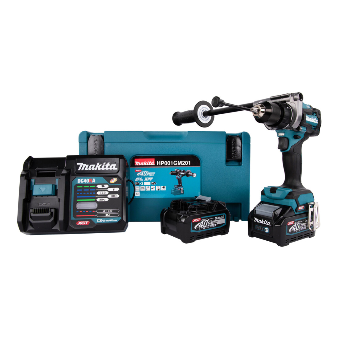 Makita Akku-Schlagbohrschrauber XGT 40V HP001GM201