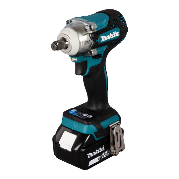 Set Makita Schlagschrauber 18V + 2 Akkus + Bosch Bit- & Stecknuss-Set 14-tlg.