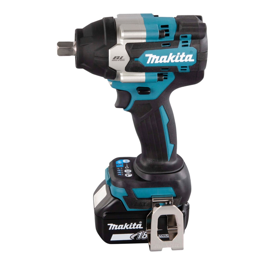 Makita Akku-Schlagschrauber 18V / 5,0 Ah, 2 Akkus, Ladegerät im MAKPAC DTW701RTJ