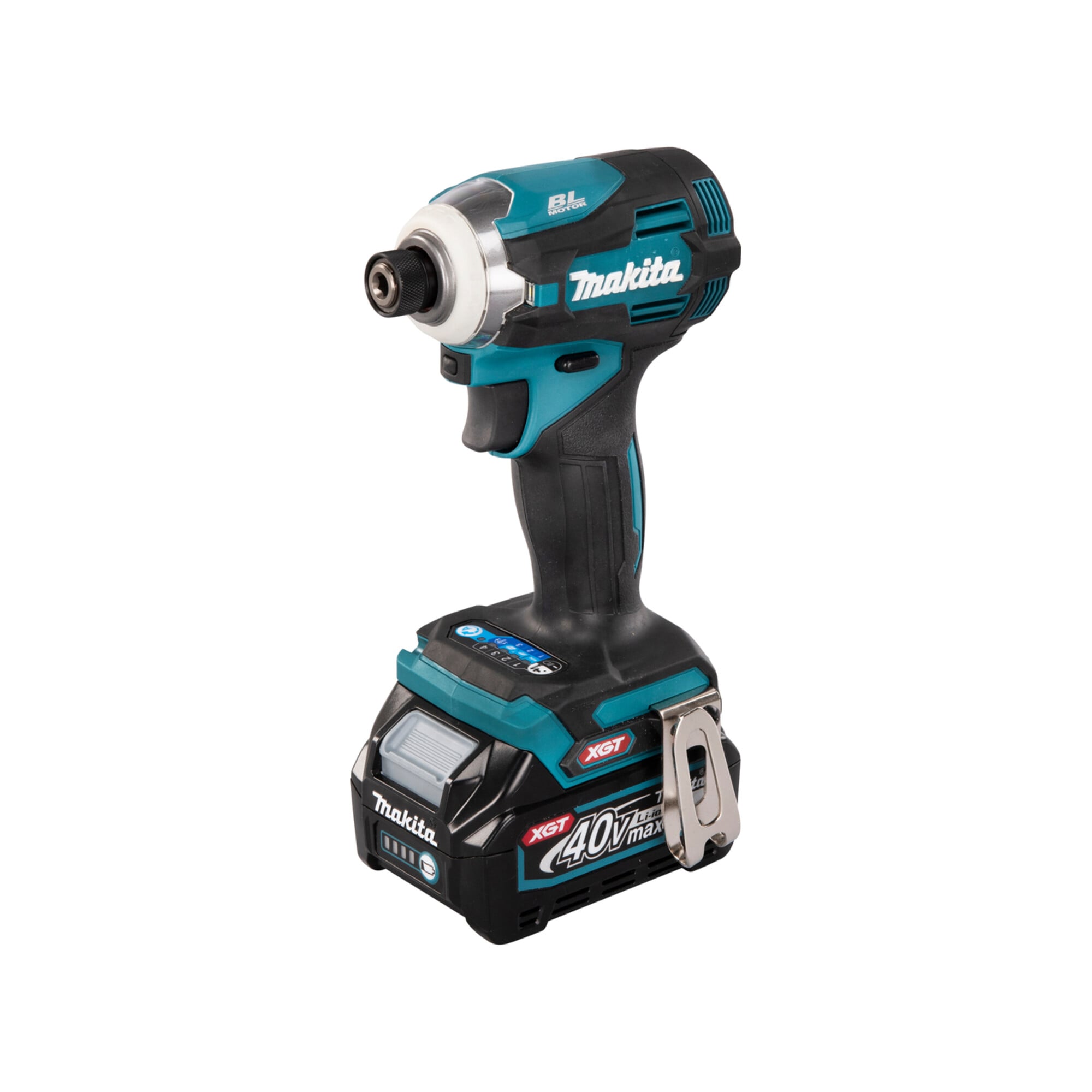Makita TD001GD201 Akku-Schlagschrauber | 40V| für Schrauben bis zu M22| inkl. Akku, Ladegerät und MAKPAC Gr.3| mit bürstenlosem Motor und LED-Licht|