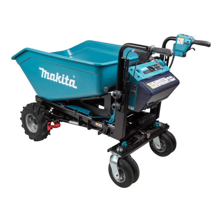 Makita Akku-Schubkarre 2x18V, 300 kg, 0-1,5/3,5 km/h