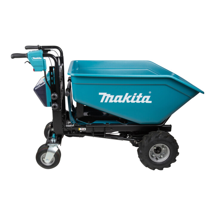 Makita Akku-Schubkarre 2x18V, 300 kg, 0-1,5/3,5 km/h