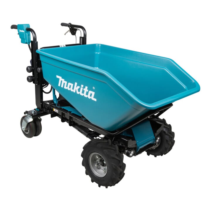 Makita Akku-Schubkarre 2x18V, 300 kg, 0-1,5/3,5 km/h