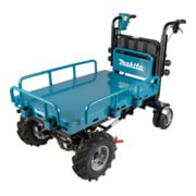 Makita Akku-Schubkarre 2x18V, 300 kg, 0-1,5/3,5 km/h, höhenverstellbare Ladefläche