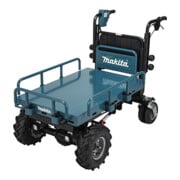 Makita Akku-Schubkarre 2x18V, 300 kg, 0-1,5/3,5 km/h, höhenverstellbare Ladefläche