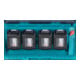 Makita Akku-Schubkarre 2x18V, 300 kg, 0-1,5/3,5 km/h, höhenverstellbare Ladefläche