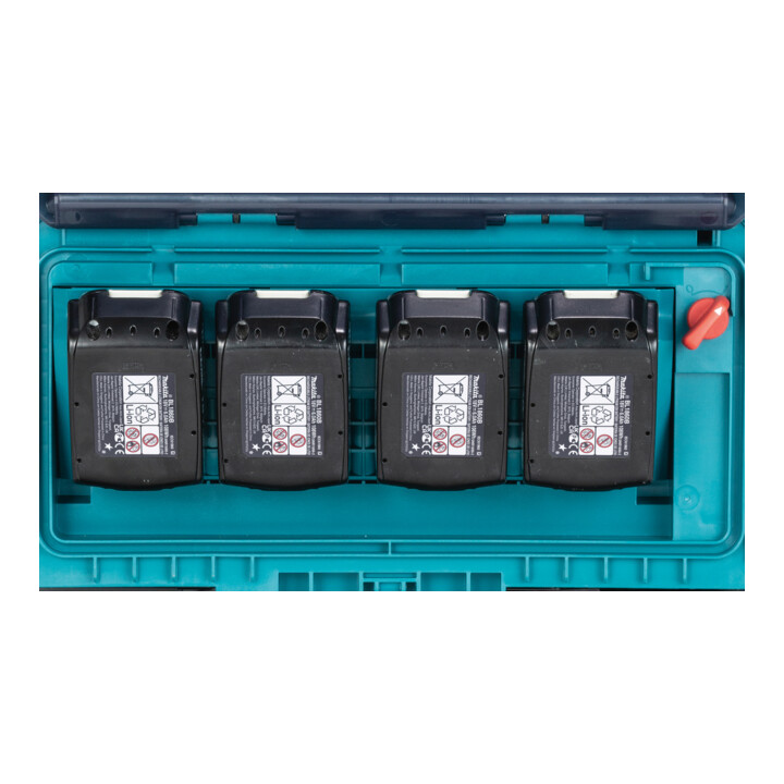 Makita Akku-Schubkarre 2x18V, 300 kg, 0-1,5/3,5 km/h, höhenverstellbare Ladefläche