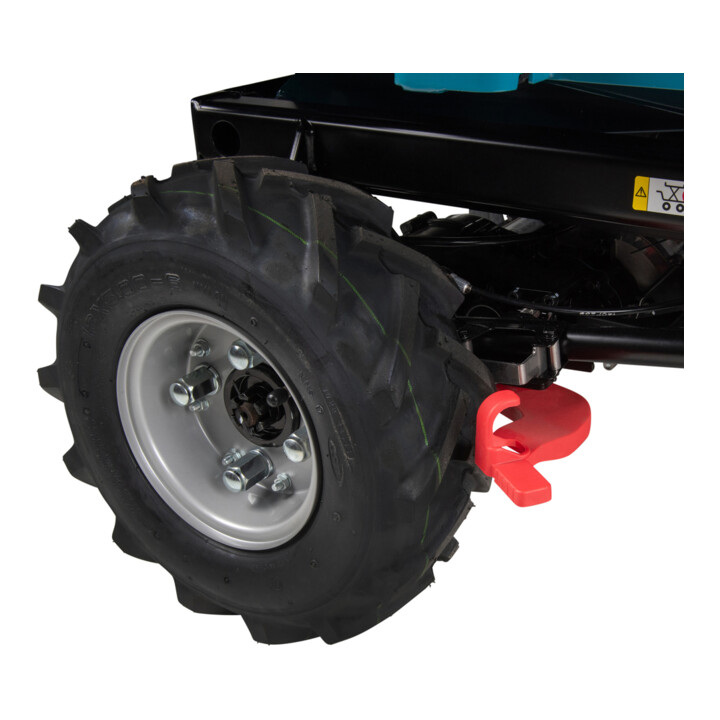 Makita Akku-Schubkarre 2x18V, 300 kg, 0-1,5/3,5 km/h, höhenverstellbare Ladefläche