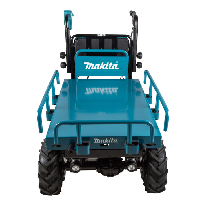 Makita Akku-Schubkarre 2x18V, 300 kg, 0-1,5/3,5 km/h, höhenverstellbare Ladefläche