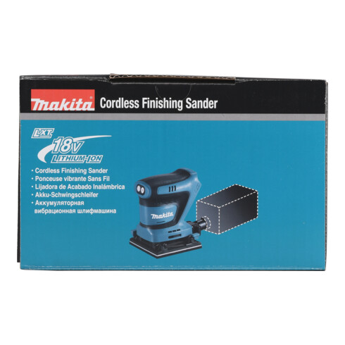 Makita Akku-Schwingschleifer 18V (ohne Akku, ohne Ladegerät)