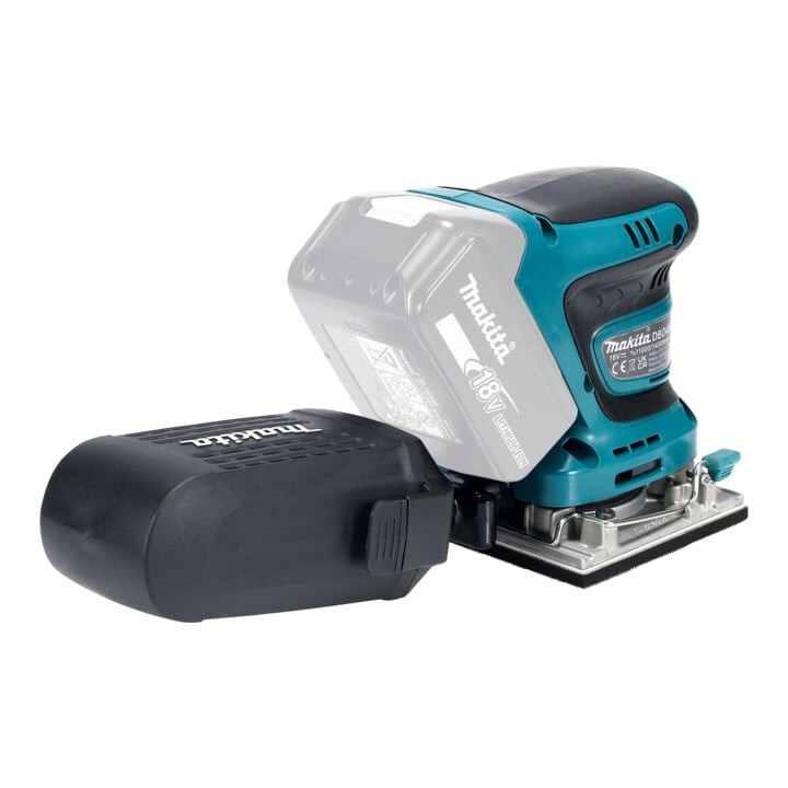 Makita Akku-Schwingschleifer DBO484Z, 18V, 112x102 mm, 14.000 min⁻¹
