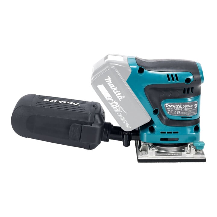 Makita Akku-Schwingschleifer DBO484Z, 18V, 112x102 mm, 14.000 min⁻¹