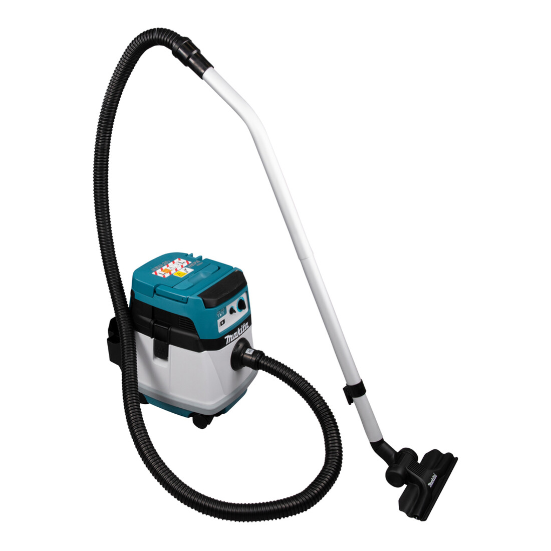Makita Akku-Staubsauger 15L 2x18V Trocken (ohne Akku, ohne Ladegerät) inkl. AWS Funk-Adapter WUT01
