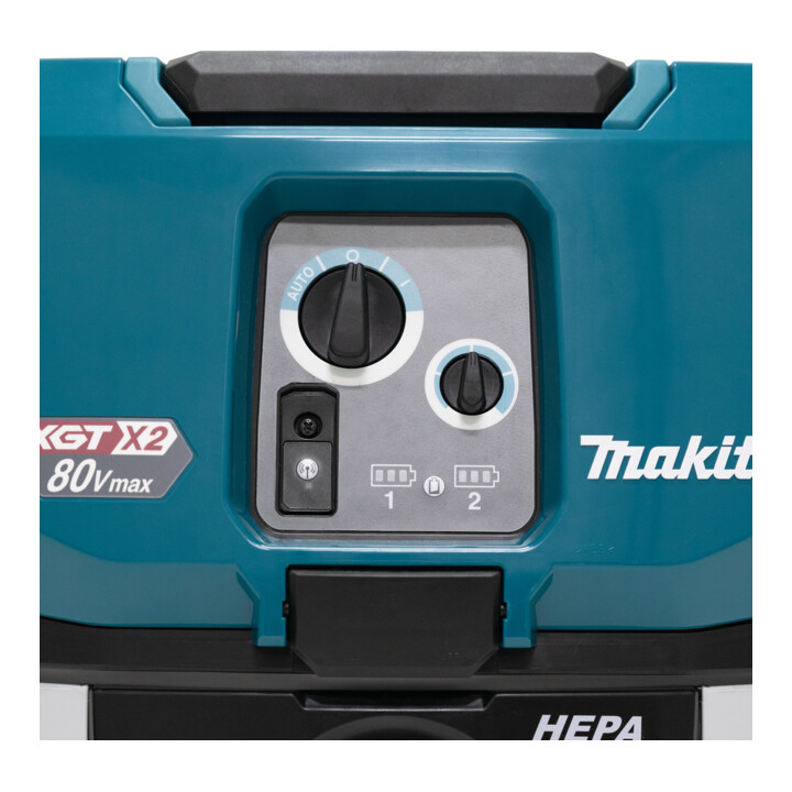 Makita Akku-Staubsauger 2x40V max., 40/30 l, Nass/Trocken, L, AWS
