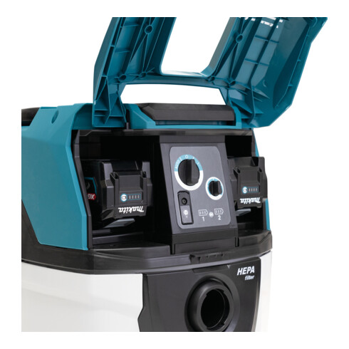 Makita Akku-Staubsauger 2x40V max., 40/30 l, Nass/Trocken, L, AWS