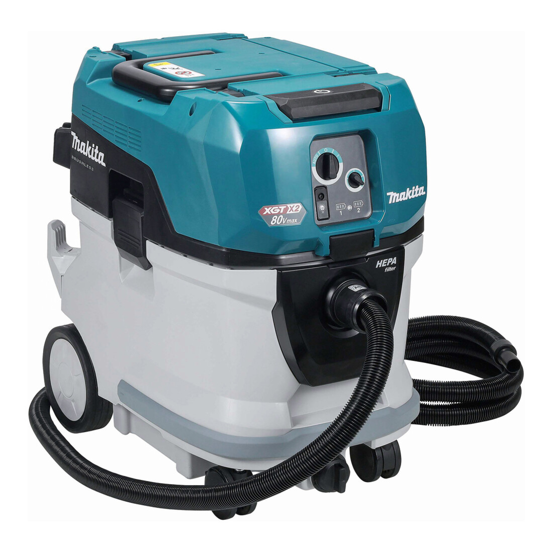 Makita Akku-Staubsauger 2x40V max., 40/30 l, Nass/Trocken, L, AWS