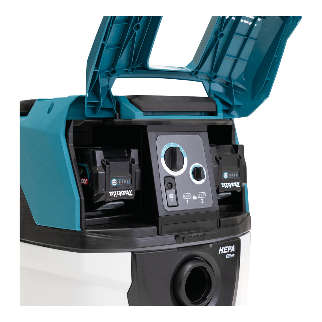 Makita Akku-Staubsauger 2x40V max., 40/30 l, Nass/Trocken, L, AWS
