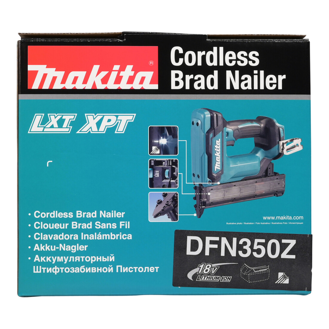 Makita Akku-Stauchkopfnagler 18V DFN350Z