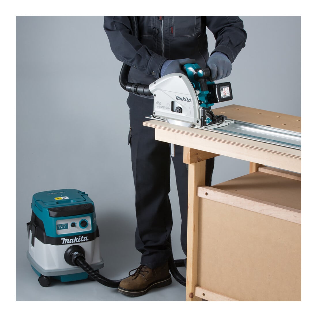 Makita Akku-Tauchsäge 56 mm 2 x 18V DSP600ZJ