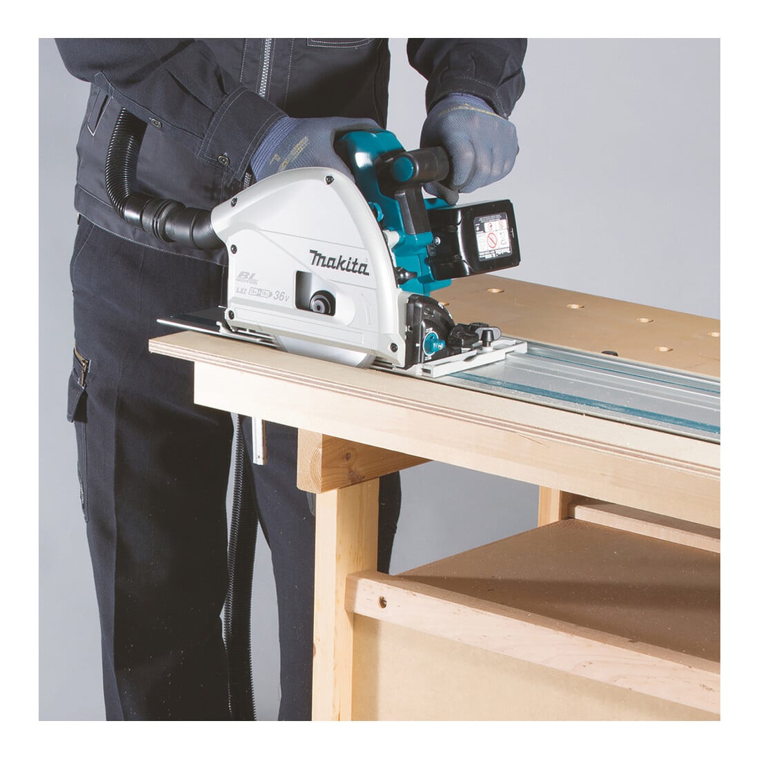 Makita Akku-Tauchsäge 56 mm 2 x 18V DSP601ZJU