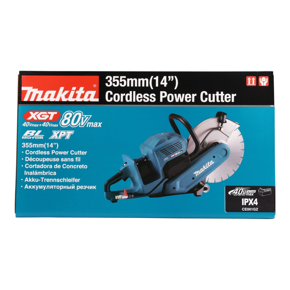 Makita Akku-Trennschleifer 2x40V max. (ohne Akku, ohne Ladegerät)