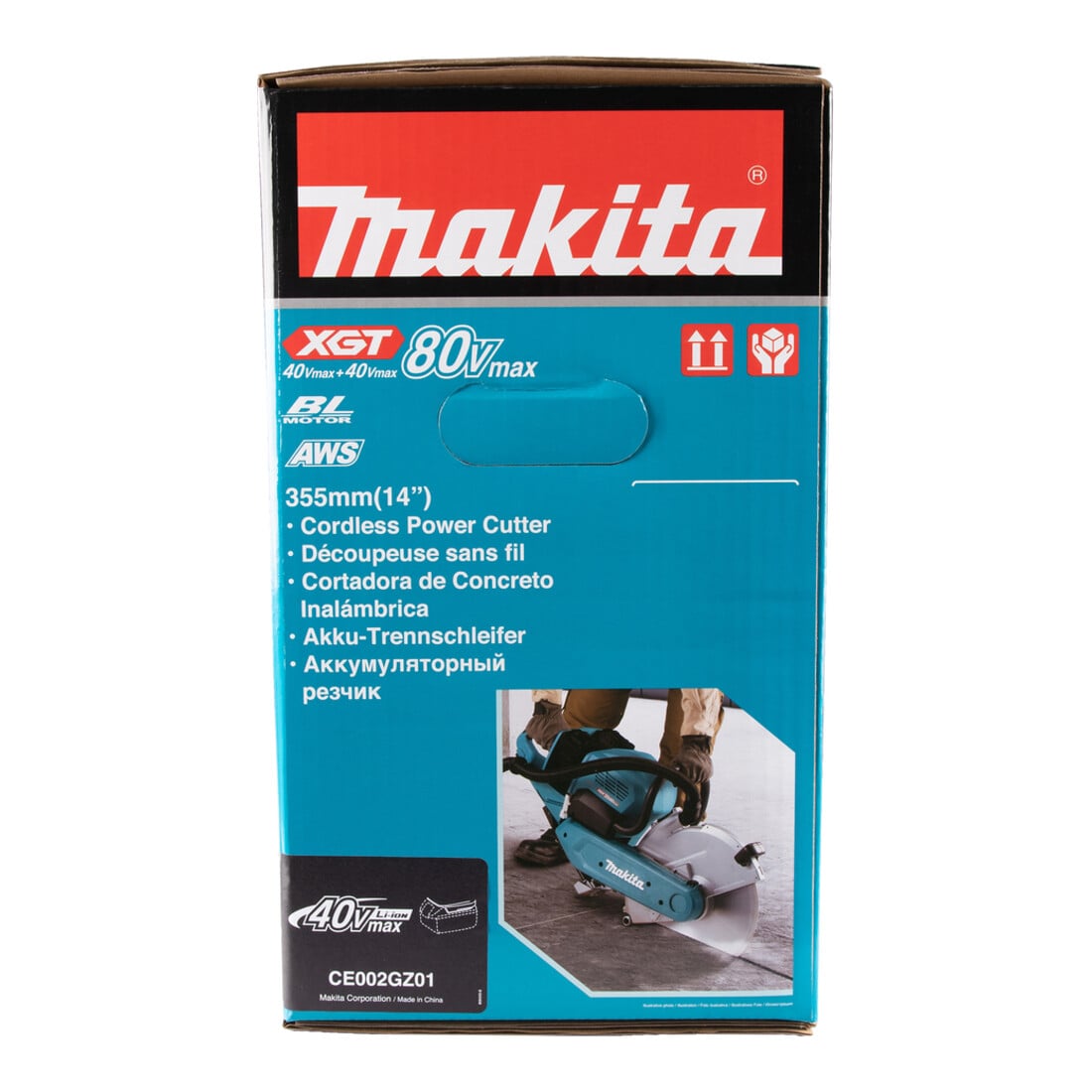 Makita Akku-Trennschleifer 40V, 4200 U/min, ohne Akku