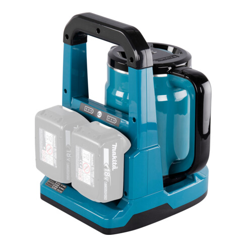 Makita Akku-Wasserkocher 2x18V (ohne Akku, ohne Ladegerät)