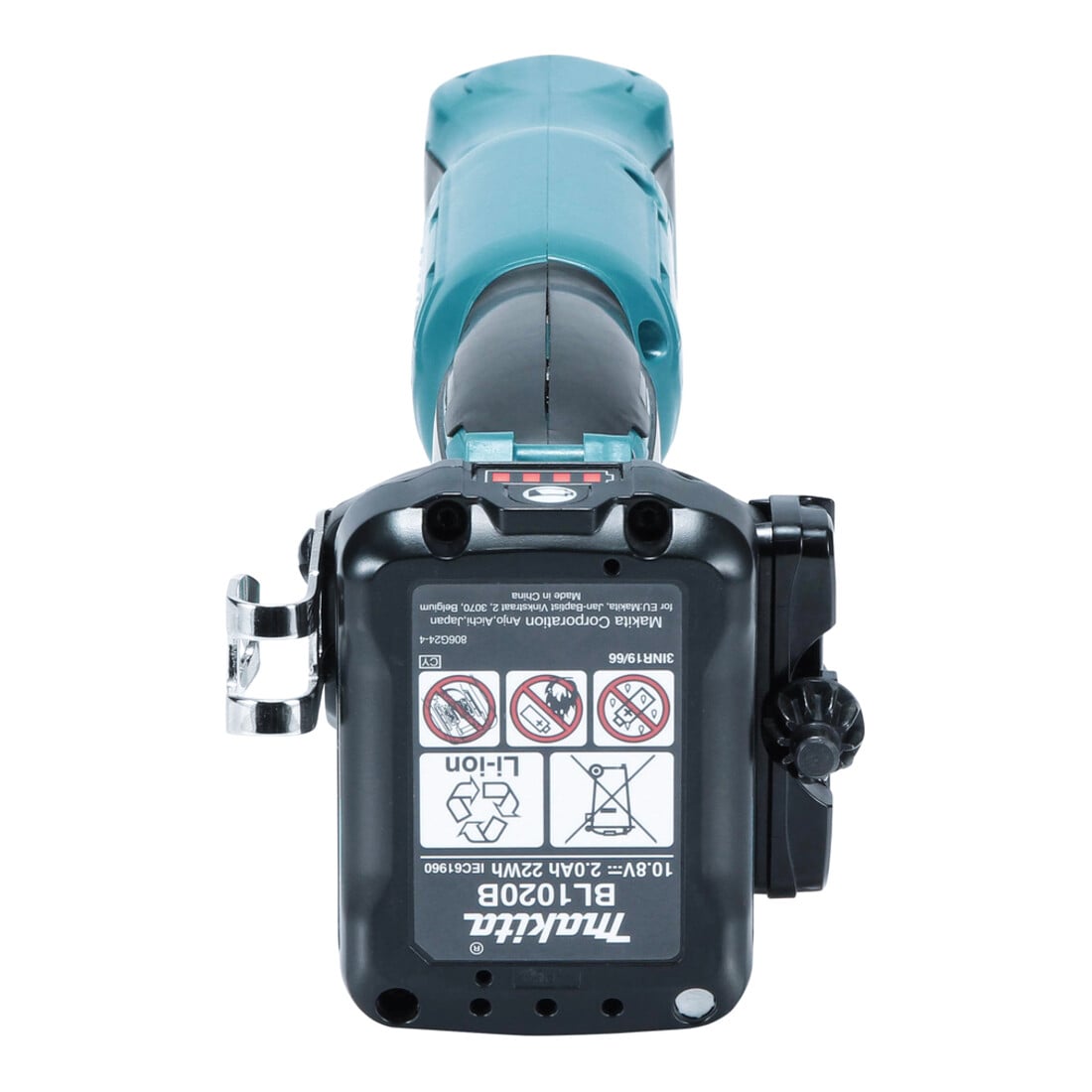Makita Akku-Winkelbohrmaschine 10,8 V / 1,5 Ah, 2 Akkus + Ladegerät im MAKPAC DA332DSYJ