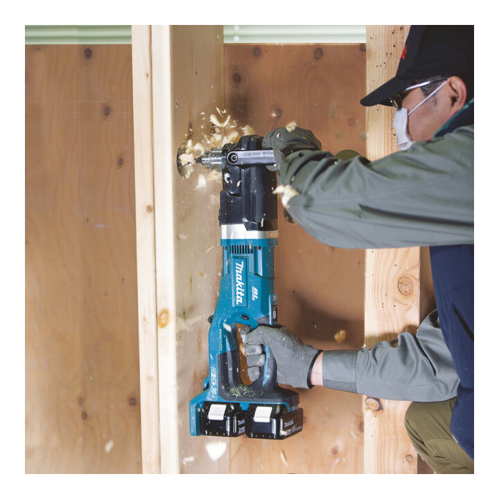 Makita Akku-Winkelbohrmaschine DDA460ZK 2x18 V (ohne Akku, ohne Ladegerät) im Transportkoffer