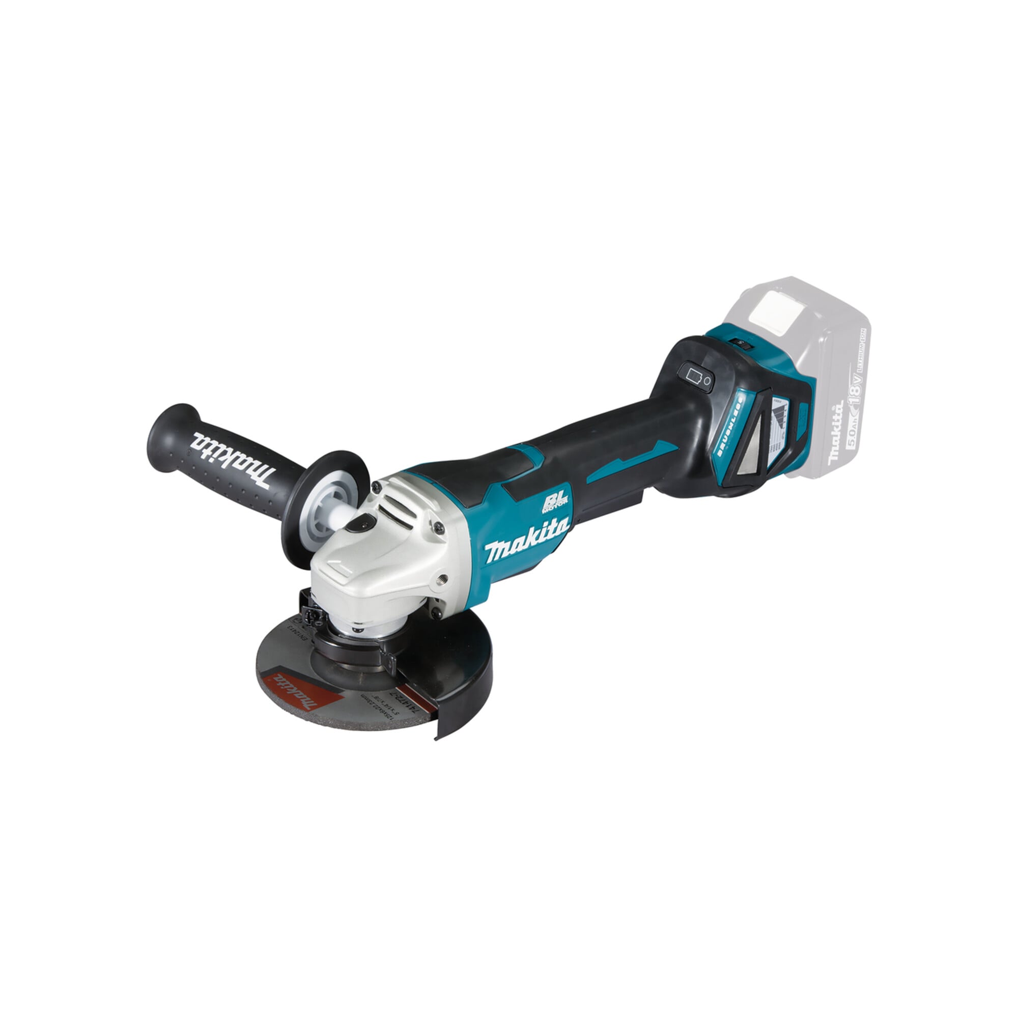Makita Akku-Winkelschleifer 18,0 V mit Paddleschalter (DGA515Z)