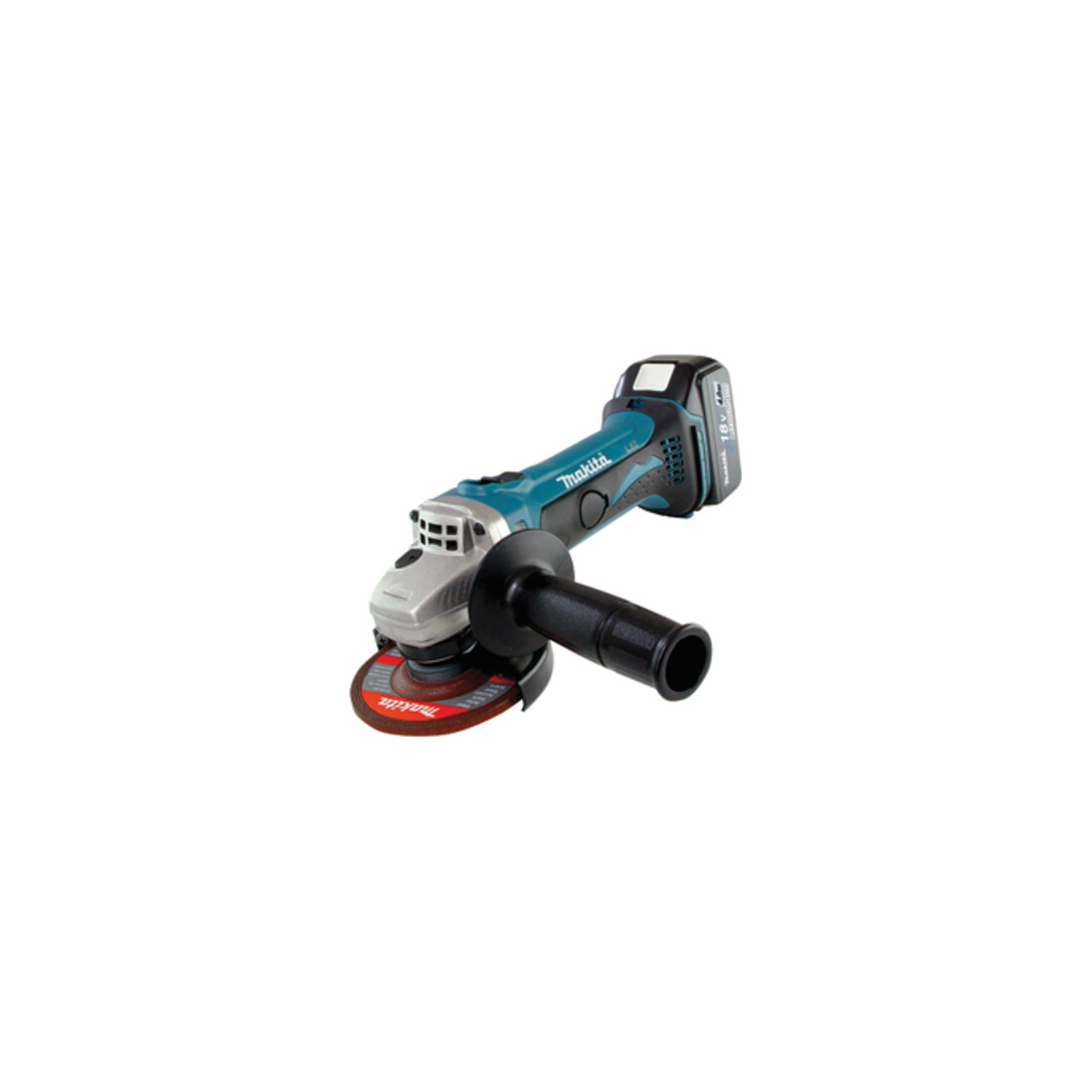 Makita Akku-Winkelschleifer 18 V 4,0 Ah + MAKPAC DGA452RMJ